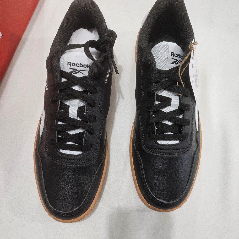 Reebok BB 1000 Unisex Basketball Sneakers Black White Gum Mens 9 W 10.5 NWT - Picture 2 of 8